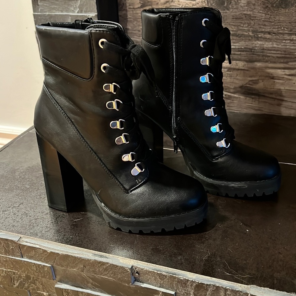 Black boots